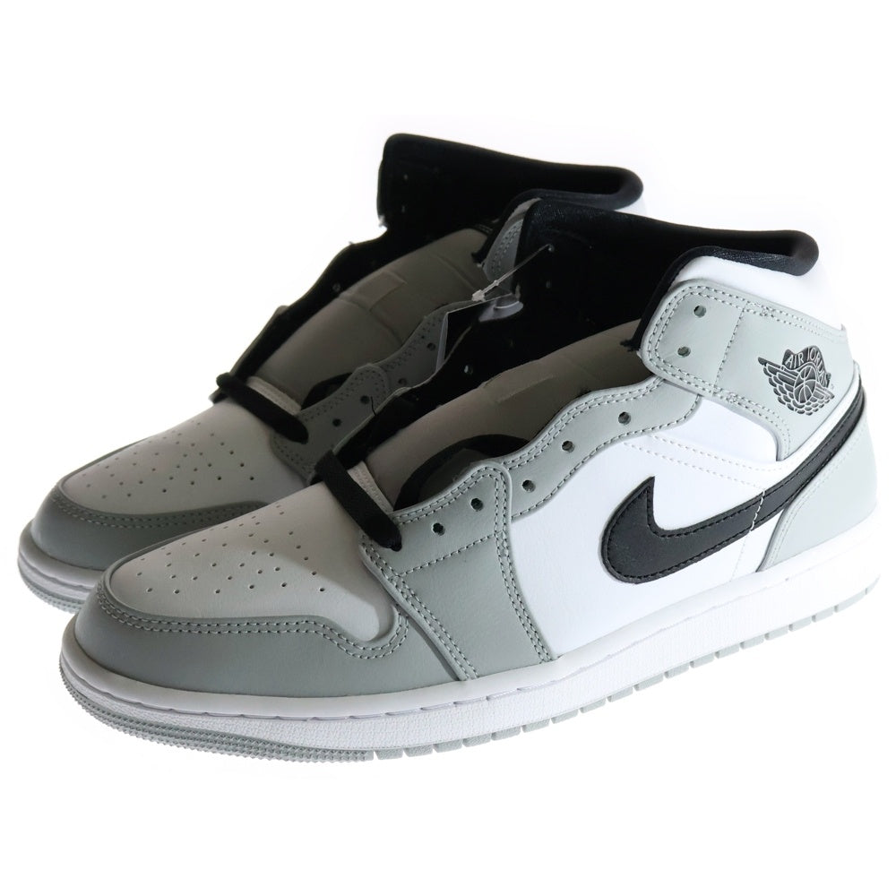 NIKE(ナイキ) AIR JORDAN 1 MID SMOKE GREY 554724-092 エアジョーダン 1 スモークグレー ミッドカットスニーカー シューズ グレー US9.5/27.5cm