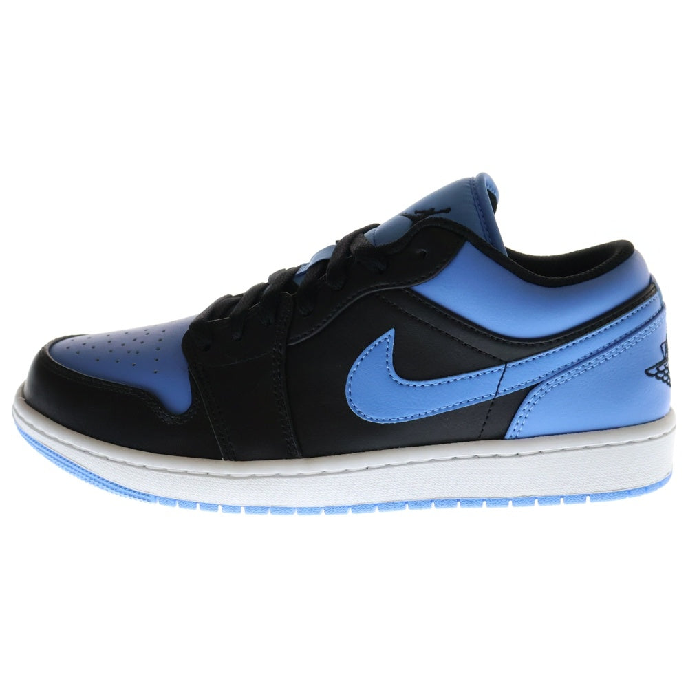 NIKE(ナイキ) AIR JORDAN 1 LOW UNIVERSITY BLUE 553558-041 エアジョーダン1 ローカットスニーカー シューズ ユニバーシティブルー ブラック/ブルー US9/27.0cm