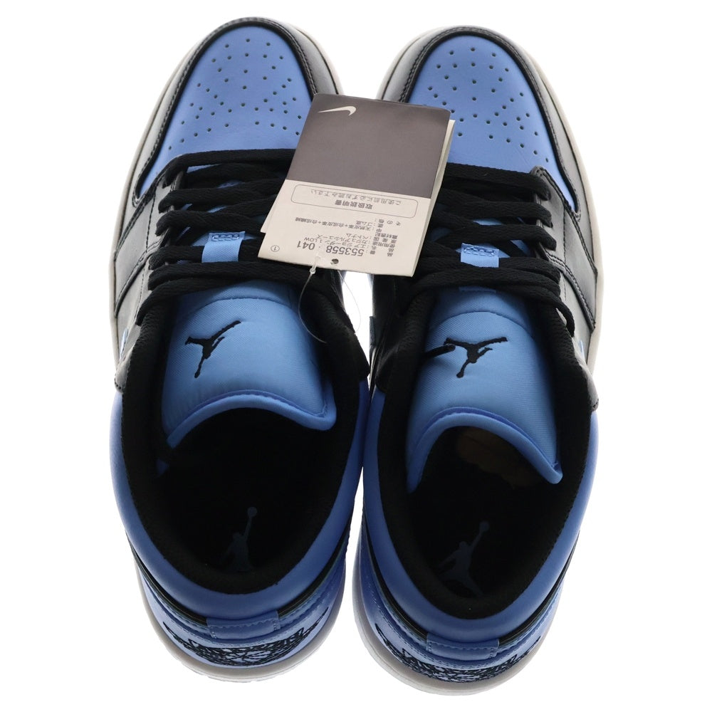 NIKE(ナイキ) AIR JORDAN 1 LOW UNIVERSITY BLUE 553558-041 エアジョーダン1 ローカットスニーカー シューズ ユニバーシティブルー ブラック/ブルー US9/27.0cm