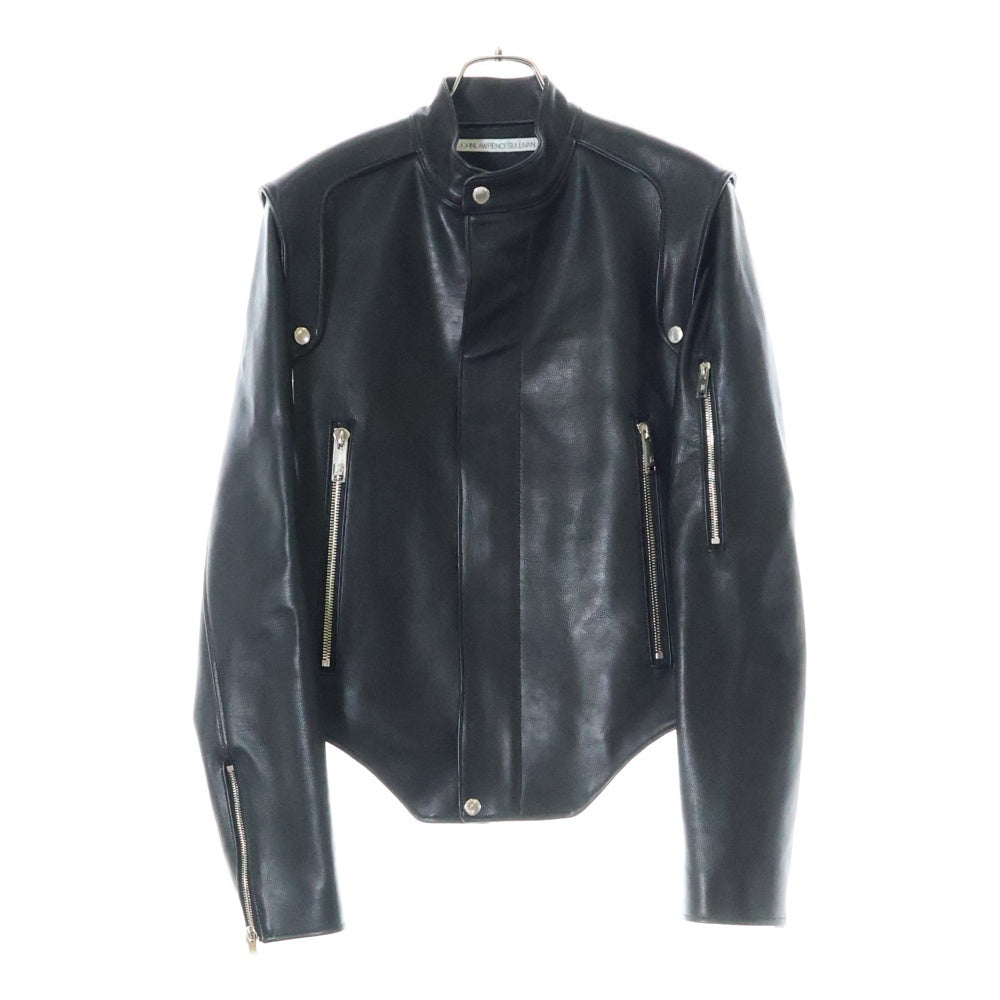 JOHN LAWRENCE SULLIVAN(ジョンローレンスサリバン) LEATHER RIDERS JACK 1B017-0421-24 レザー シングル ライダースジャケット ブラック