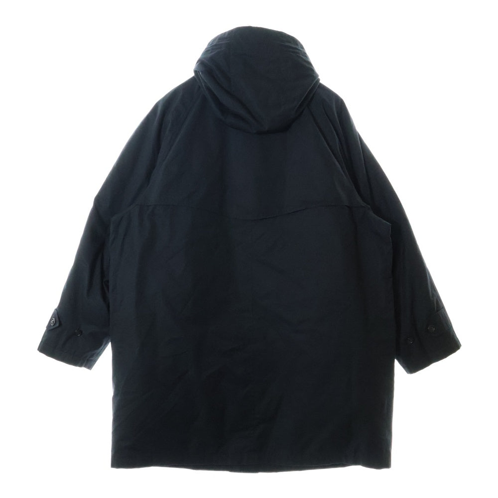 BURBERRY LONDON(バーバリーロンドン) ノバチェック ダウンライナー付き ステンカラーコート ブラック BEN22-522-09