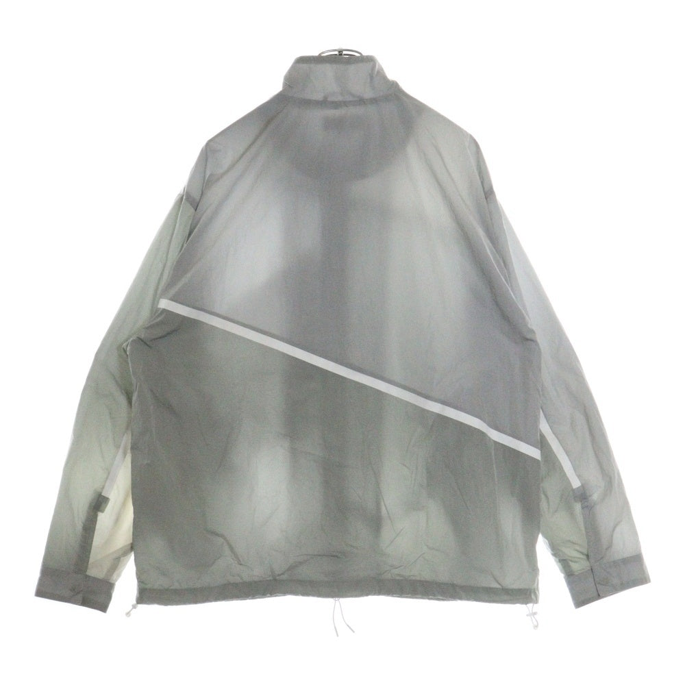 KITH(キス) 101 Wrinkle Nylon Madison Track Jacket リンクルナイロンマディソン ジップアップトラックジャケット グレー 24-011-060-0011-1-0