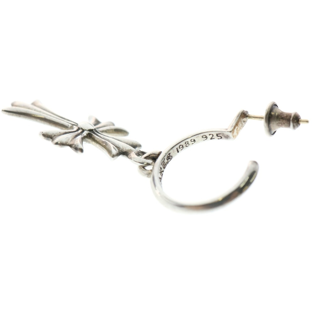 CHROME HEARTS(クロムハーツ) TINY CH CROSS タイニーCHクロス フープピアス シルバー BCA115