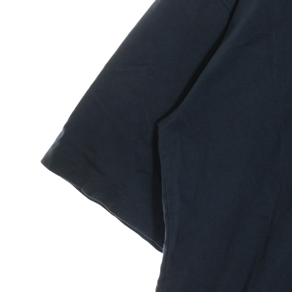 STILL BY HAND(スティルバイハンド) 22SS Cotton Crew Neck Ringer Tee コットン リンガーT クルーネック半袖Tシャツカットソー ネイビー CS05221