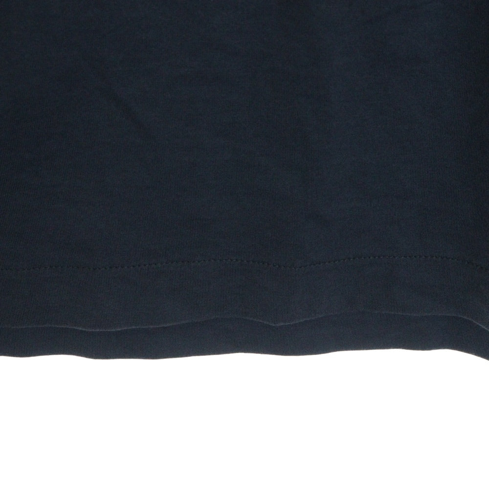 STILL BY HAND(スティルバイハンド) 22SS Cotton Crew Neck Ringer Tee コットン リンガーT クルーネック半袖Tシャツカットソー ネイビー CS05221