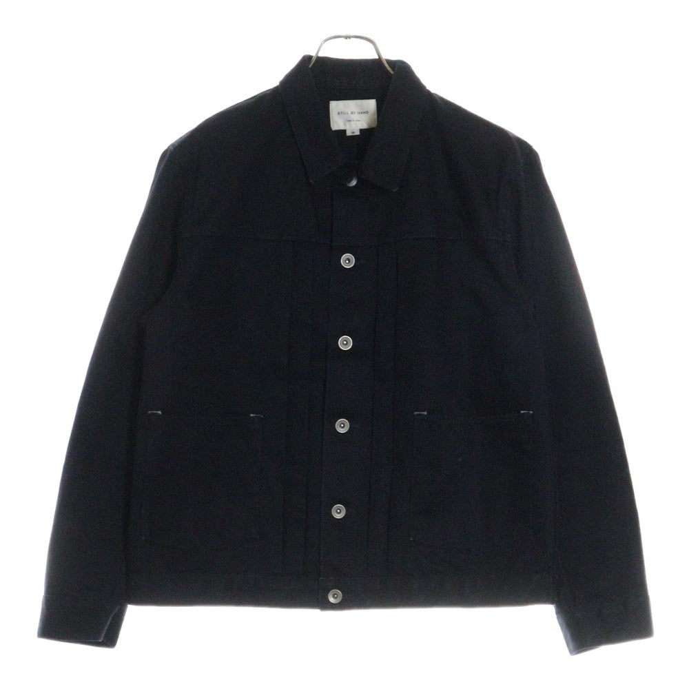 STILL BY HAND(スティルバイハンド) Cotton Denim Jacket コットン デニムジャケット Gジャン ブラック DN0293