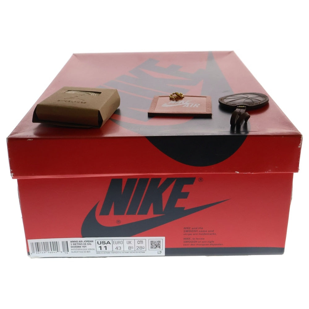 NIKE(ナイキ) WMNS AIR JORDAN 1 RETRO HIGH OG STARFISH DD9369-101 ウィメンズ エア ジョーダン1 レトロ ハイ スターフィッシュ ハイカットスニーカー シューズ オレンジ/ホワイト US11/28cm