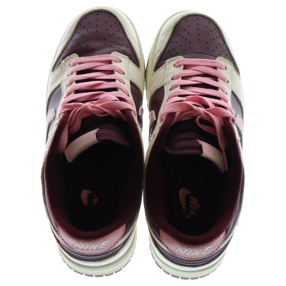 NIKE(ナイキ) DUNK LOW RETRO PRM VALENTINE'S DAY DR9705-100 ダンク バレンタインデー ローカットスニーカー シューズ バーガンディ/ピンク US8.5/26.5cm
