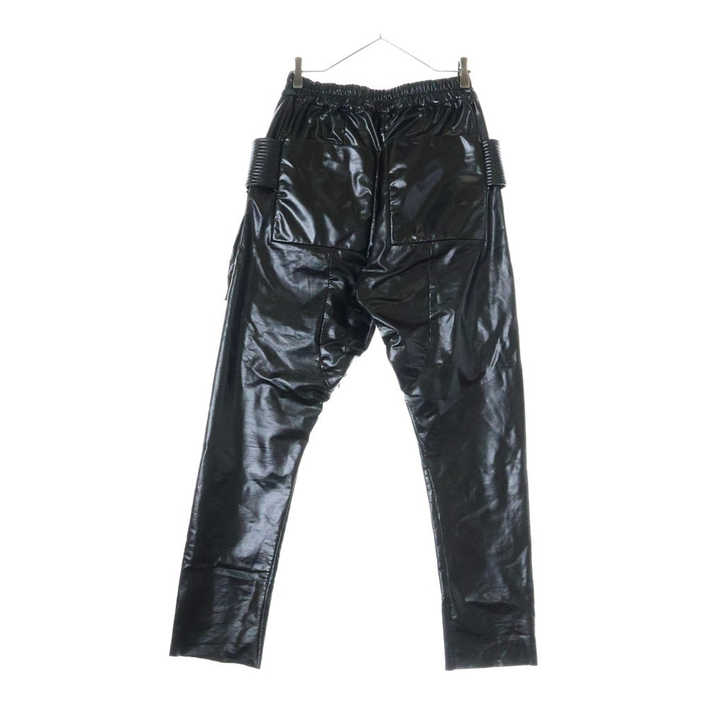 DRKSHDW(ダークシャドウ) Creatch Cargo Drawstring Pants DU02B4376 JRU 0クリーチ カーゴ ドローストリングパンツ フェイクレザー ブラック