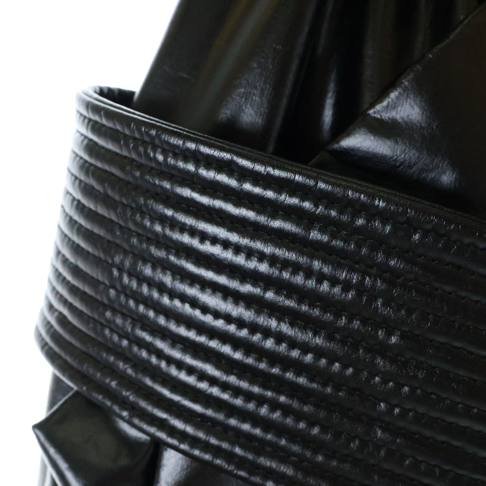 DRKSHDW(ダークシャドウ) Creatch Cargo Drawstring Pants DU02B4376 JRU 0クリーチ カーゴ ドローストリングパンツ フェイクレザー ブラック