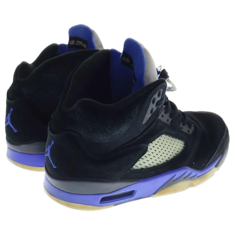 NIKE(ナイキ) AIR JORDAN 5 RETRO RACER BLUE CT4838-004 エアジョーダン 5 レーサーブルー ハイカットスニーカー シューズ ブラック/ブルー US9/27cm