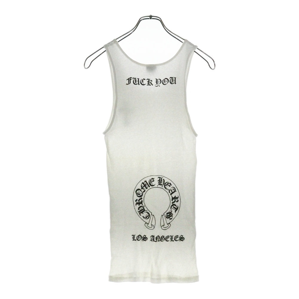 CHROME HEARTS(クロムハーツ) OLD FUCK YOU LOS ANGELES TANK TOP ロサンゼルス限定 オールド ファックユー タンクトップ ノースリーブ ホワイト