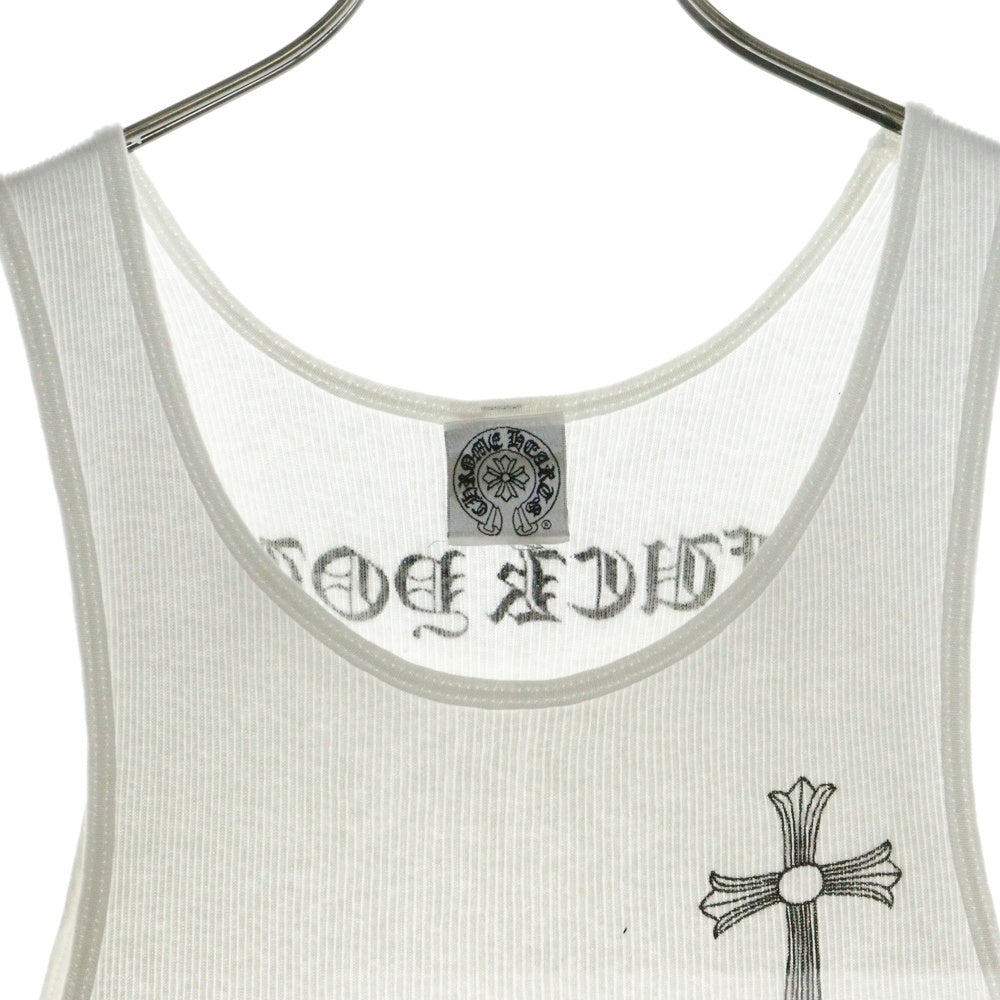 CHROME HEARTS(クロムハーツ) OLD FUCK YOU LOS ANGELES TANK TOP ロサンゼルス限定 オールド ファックユー タンクトップ ノースリーブ ホワイト