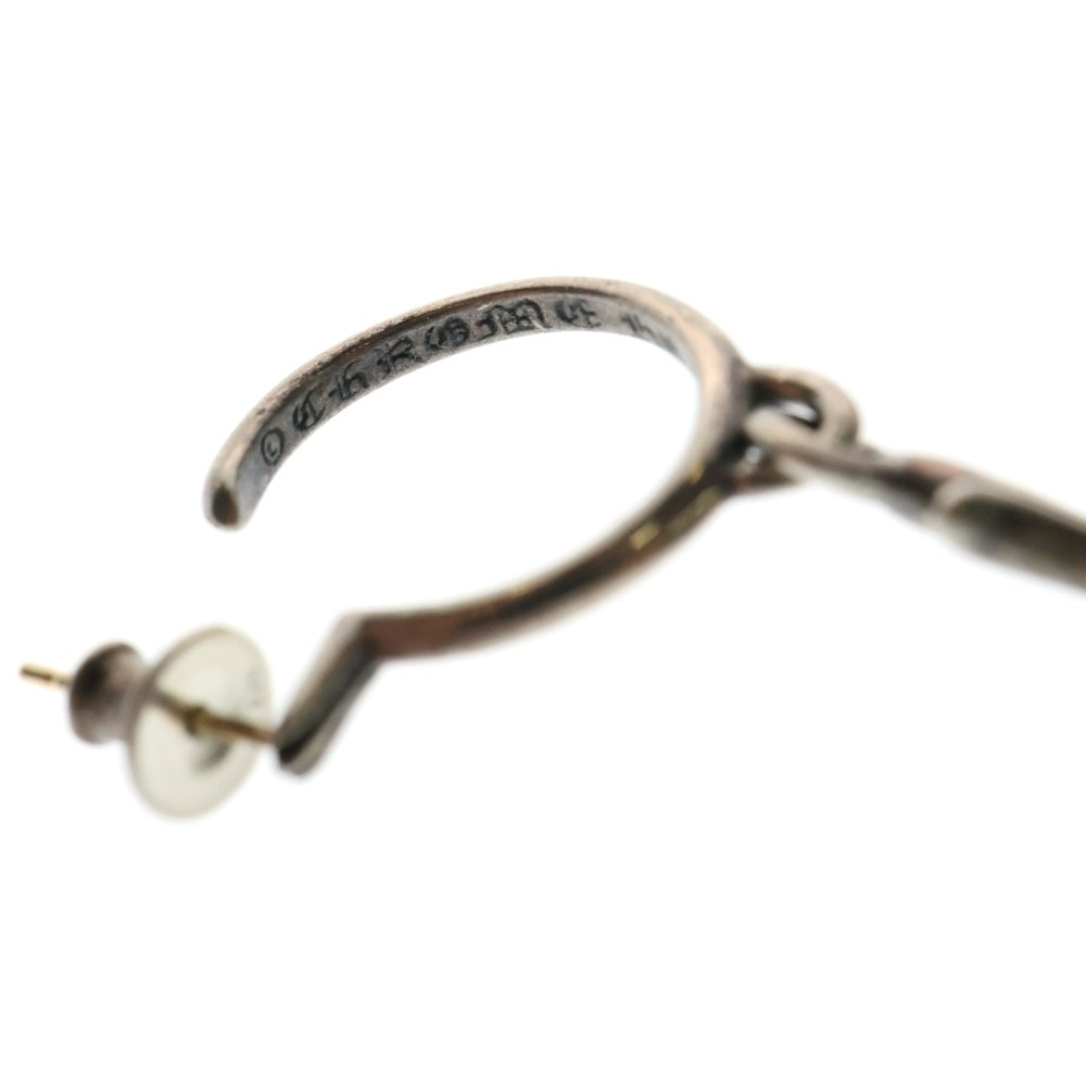 CHROME HEARTS(クロムハーツ) TINY CH CROSS タイニーCHクロス フープピアス シルバー BCA115