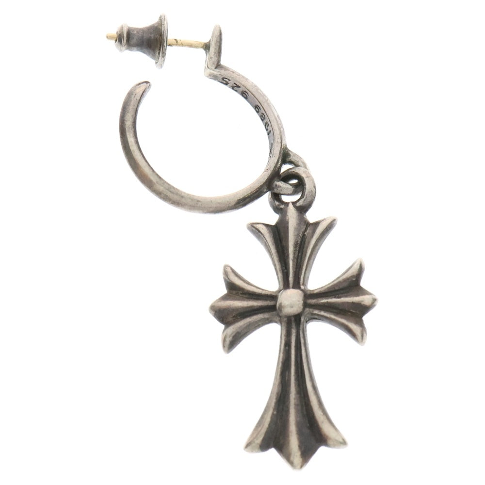 CHROME HEARTS(クロムハーツ) TINY CH CROSS タイニーCHクロス フープピアス シルバー BCA115