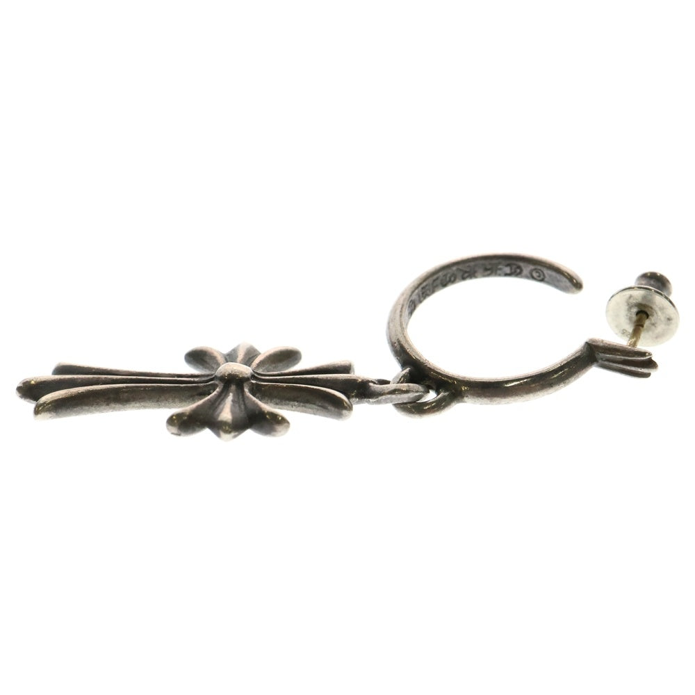 CHROME HEARTS(クロムハーツ) TINY CH CROSS タイニーCHクロス フープピアス シルバー BCA115