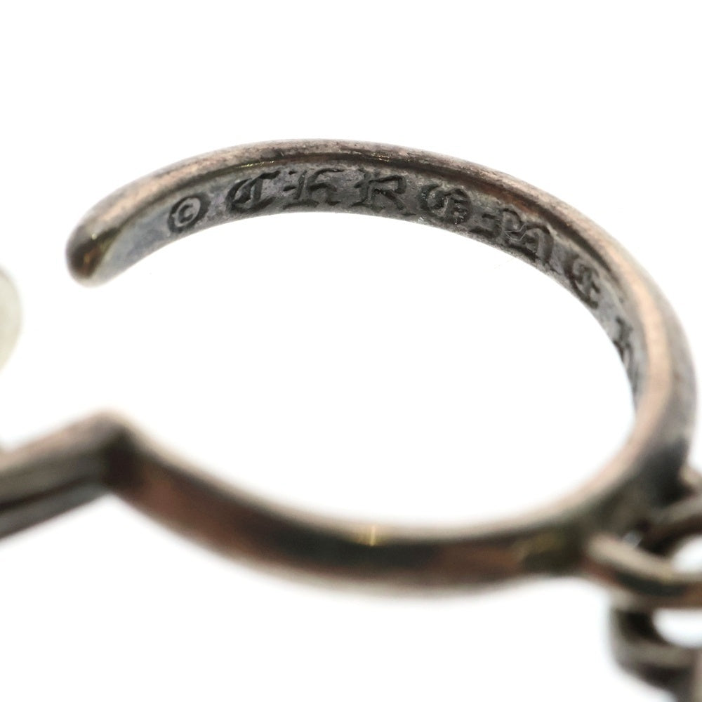 CHROME HEARTS(クロムハーツ) TINY CH CROSS タイニーCHクロス フープピアス シルバー BCA115