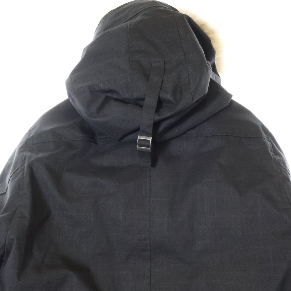 CANADA GOOSE(カナダグース) ファーフード付きダウンジャケット クレストンパーカ ブラック 3481JMB