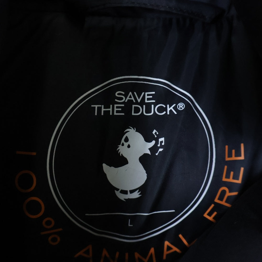 SAVE THE DUCK(セーブダック) ALBUS Puffer Jacket D30942M パファージャケット フーディ ネイビー