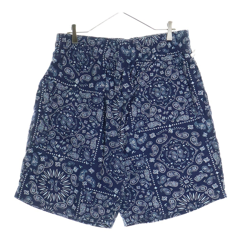 COOKMAN(クックマン) Chef Pants Short Paisley シェフパンツ ペイズリー ハーフパンツ ショーツ ブルー