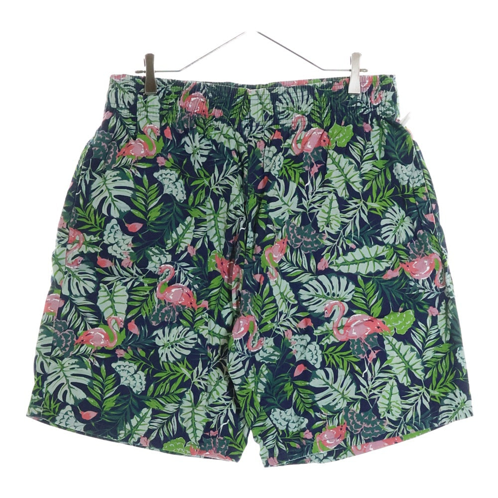 COOKMAN(クックマン) Chef Pants Short Paisley シェフパンツ 花柄 ハーフパンツ ショーツ グリーン