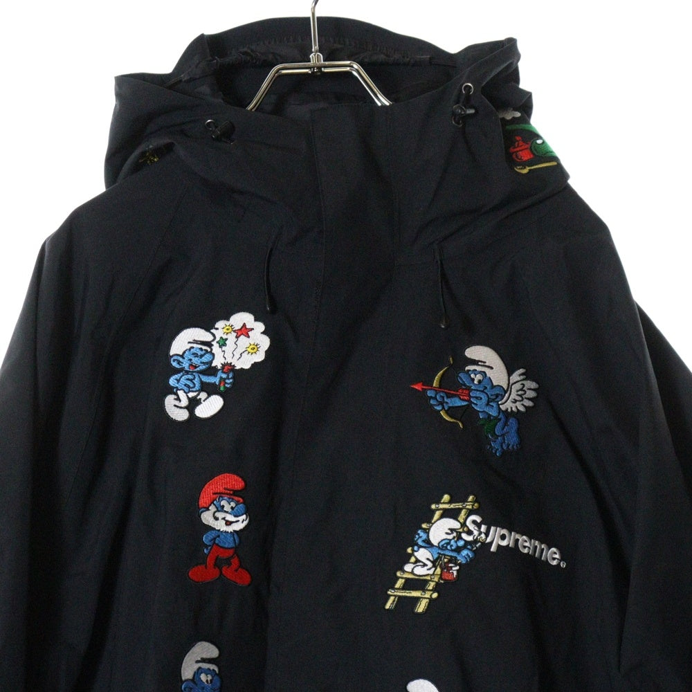 SUPREME(シュプリーム) 20AW Smurfs GORE-TEX Shell Jacket スマーフス ゴアテックス シェルジャケット フーディ ブラック