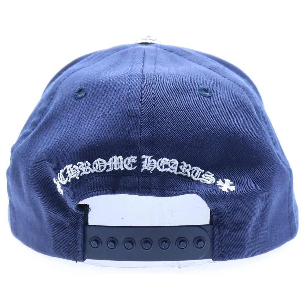 CHROME HEARTS(クロムハーツ) CH HAT CH刺繍ベースボールキャップ 帽子 ネイビー