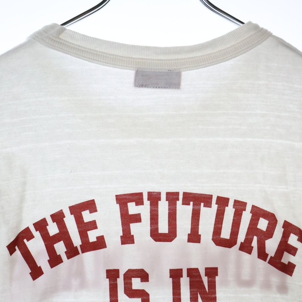 HUMAN MADE(ヒューマンメイド) Classic T-Shirt クラシック ロゴ クルーネック半袖Tシャツカットソー ホワイト/レッド