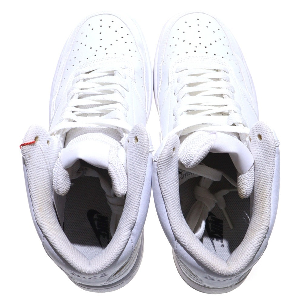 NIKE(ナイキ) COURT VISION MID SL CD5467-100 コート ヴィジョン ミドルカットスニーカー ホワイト U8.5/26.5cm