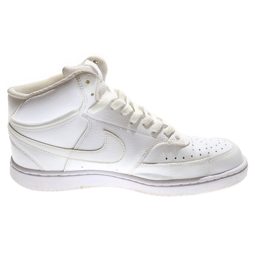 NIKE(ナイキ) COURT VISION MID SL CD5467-100 コート ヴィジョン ミドルカットスニーカー ホワイト U8.5/26.5cm