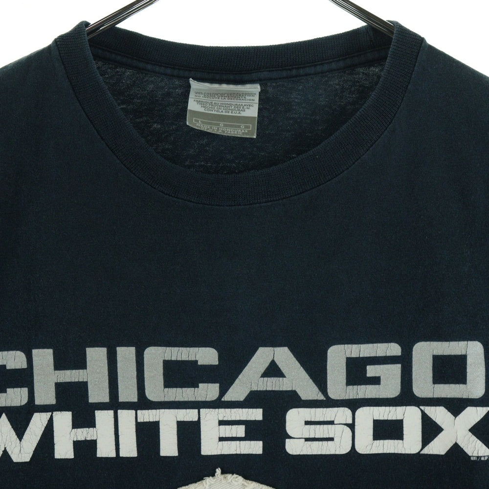 NIKE(ナイキ) CHICAGO WHITE SOX プリント クルーネック半袖Tシャツカットソー ネイビー