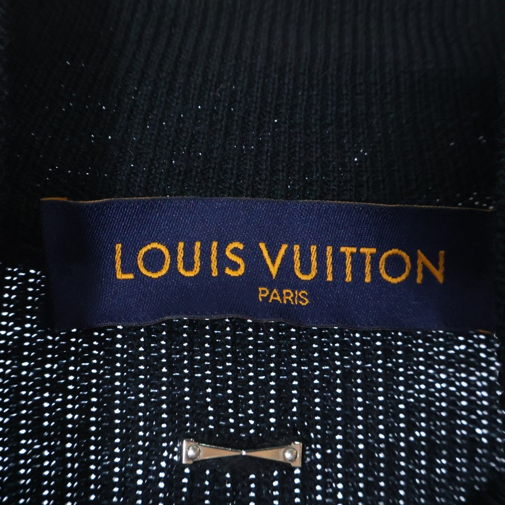 LOUIS VUITTON(ルイヴィトン) 21SS ジップアップ ウール ニット ジャケット ブラック RM211Q VOR HHN40W