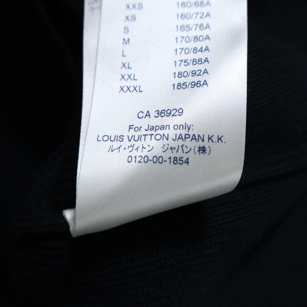 LOUIS VUITTON(ルイヴィトン) 21SS ジップアップ ウール ニット ジャケット ブラック RM211Q VOR HHN40W