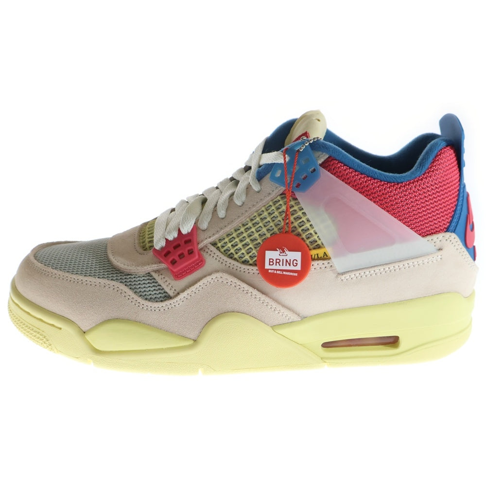 NIKE(ナイキ) × UNION AIR JORDAN 4 GUAVA ICE DC9533-800 ユニオン エアジョーダン4 グァバアイス ハイカットスニーカー シューズ マルチ US9/27.0cm