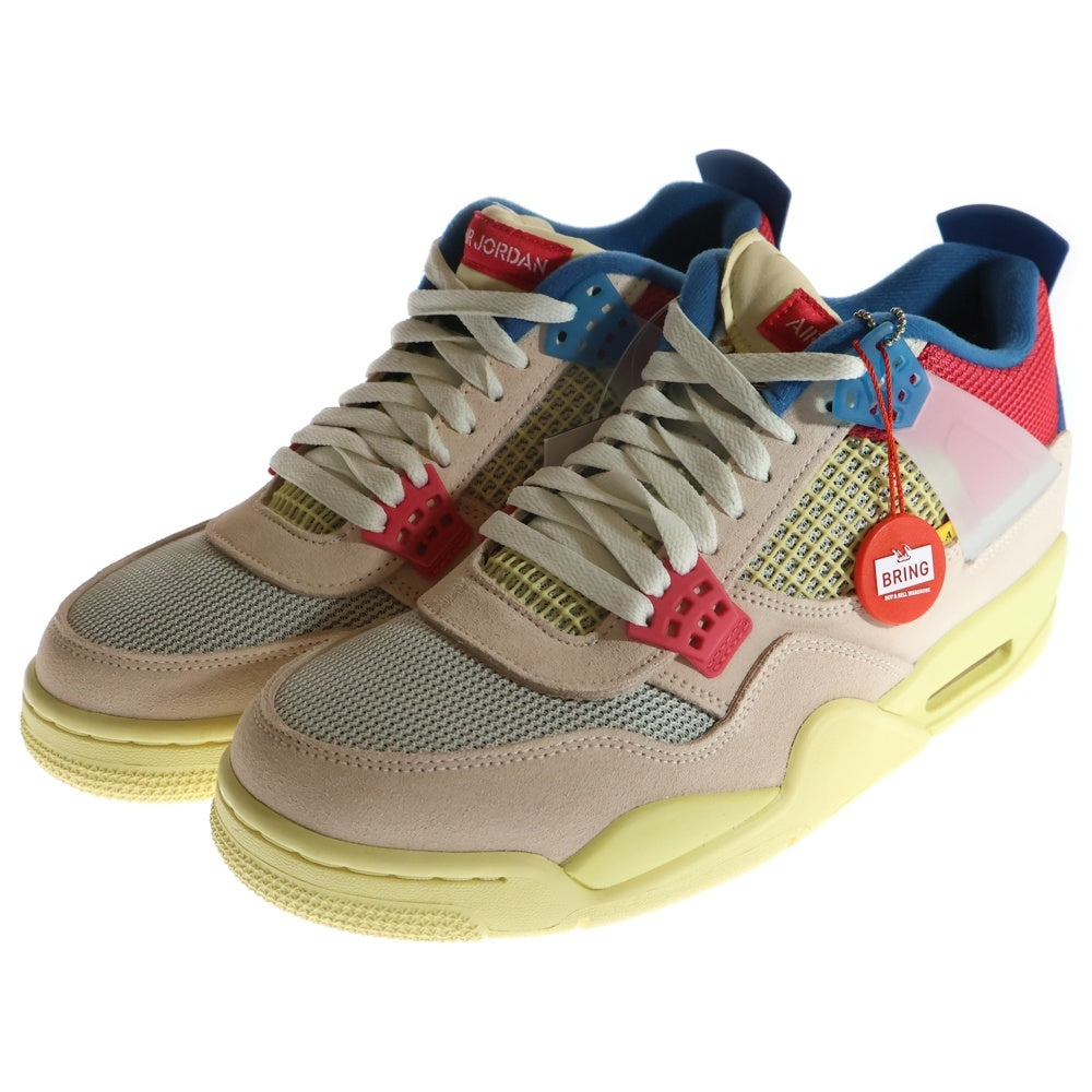 NIKE(ナイキ) × UNION AIR JORDAN 4 GUAVA ICE DC9533-800 ユニオン エアジョーダン4 グァバアイス ハイカットスニーカー シューズ マルチ US9/27.0cm