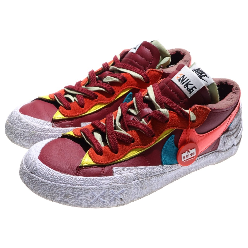 NIKE(ナイキ) × sacai × KAWS BLAZER LOW TEAM RED DM7901-600 サカイ カウズ ブレーザー チームレッド ローカットスニーカー シューズ マルチカラー US9.5/27.5cm