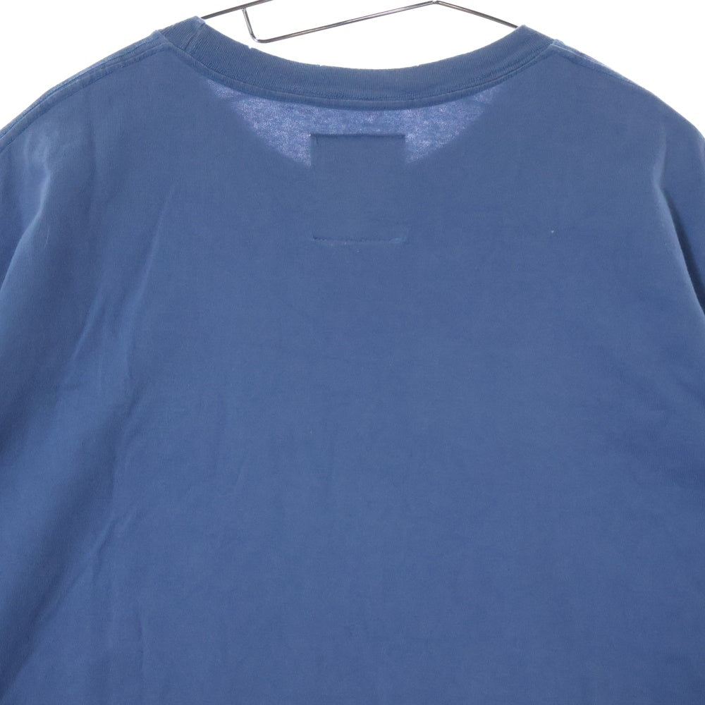 MAISON MIHARAYASUHIRO(メゾンミハラヤスヒロ) DISTRESSED ACID TEE プリント半袖カットソー 半袖Tシャツ ブルー J12TS552