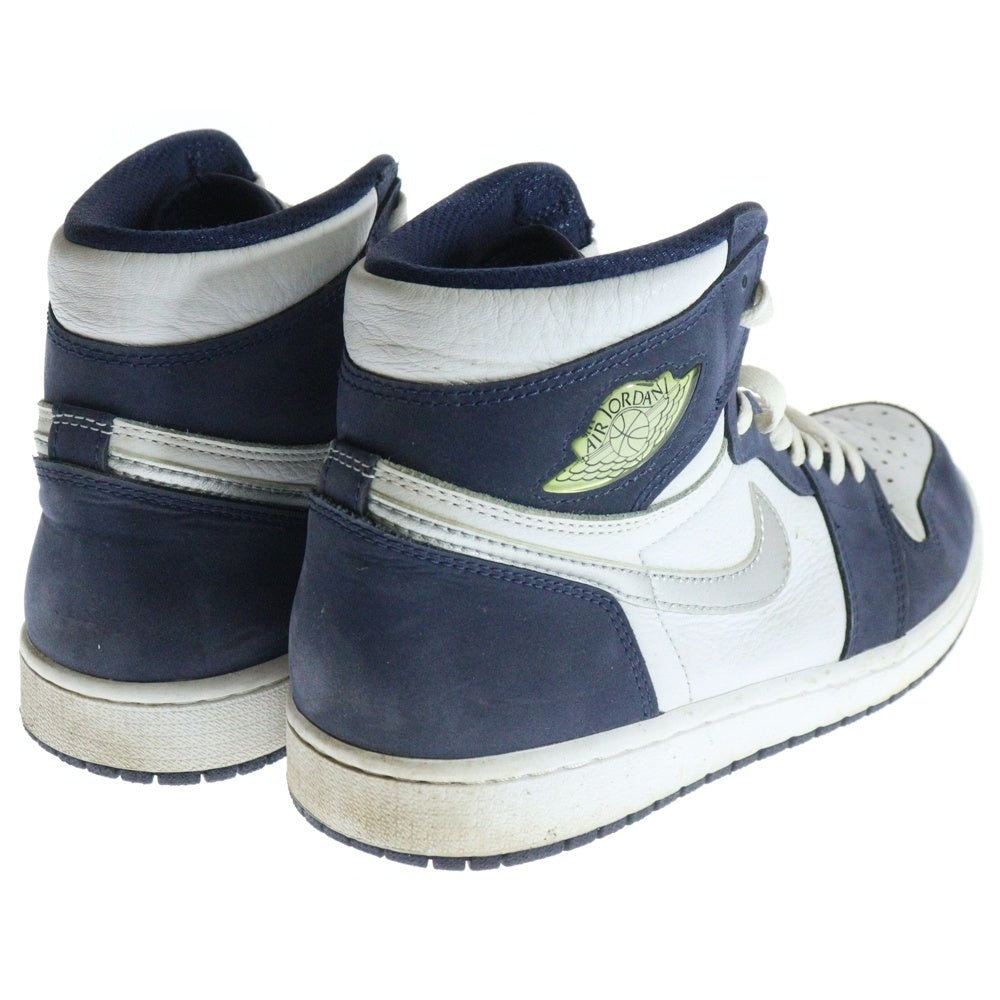 NIKE(ナイキ) AIR JORDAN 1 HIGH OG CO.JP MIDNIGHT NAVY 2020 DC1788-100 エアジョーダン 1 ミッドナイトネイビー ハイカットスニーカー ホワイト/ネイビー US9.5/27.5cm
