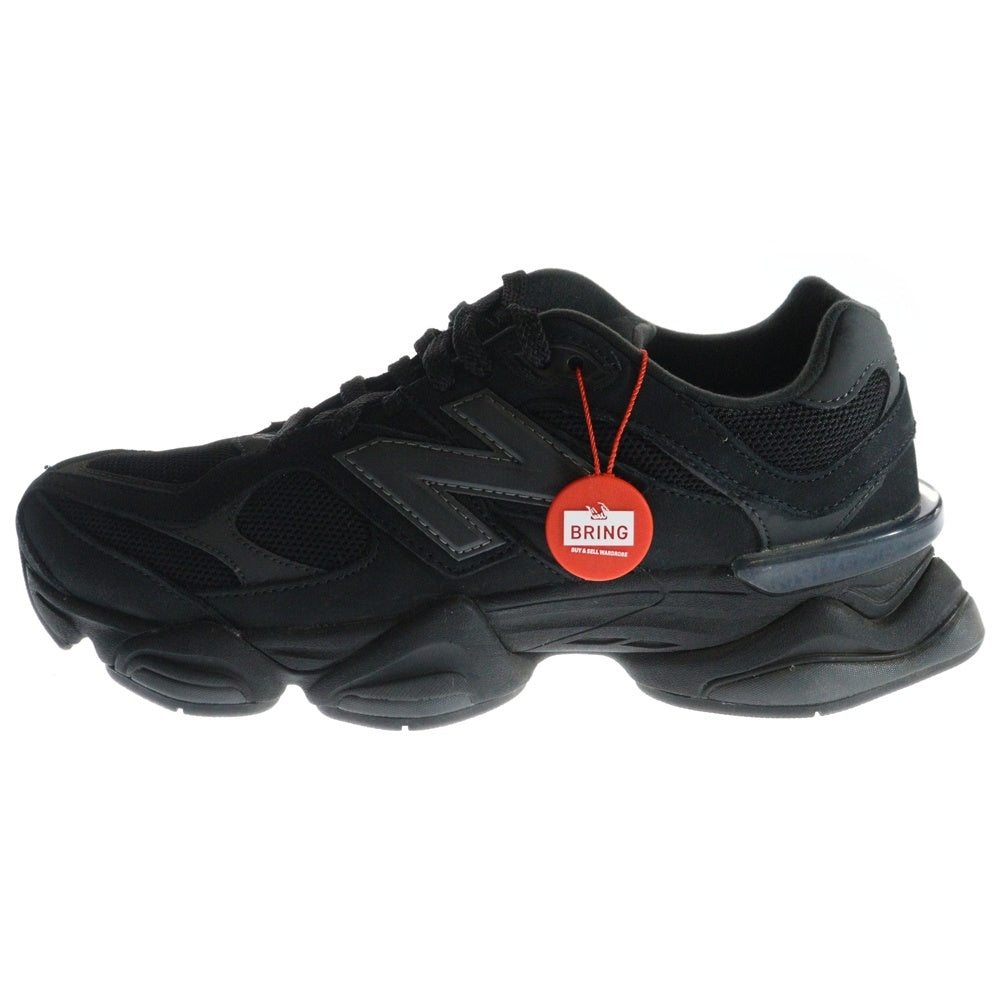 New Balance(ニューバランス) 9060 Suede Low Cut Sneakers U9060ZGE スエード ロゴ ローカットスニーカー ブラック US9/27cm