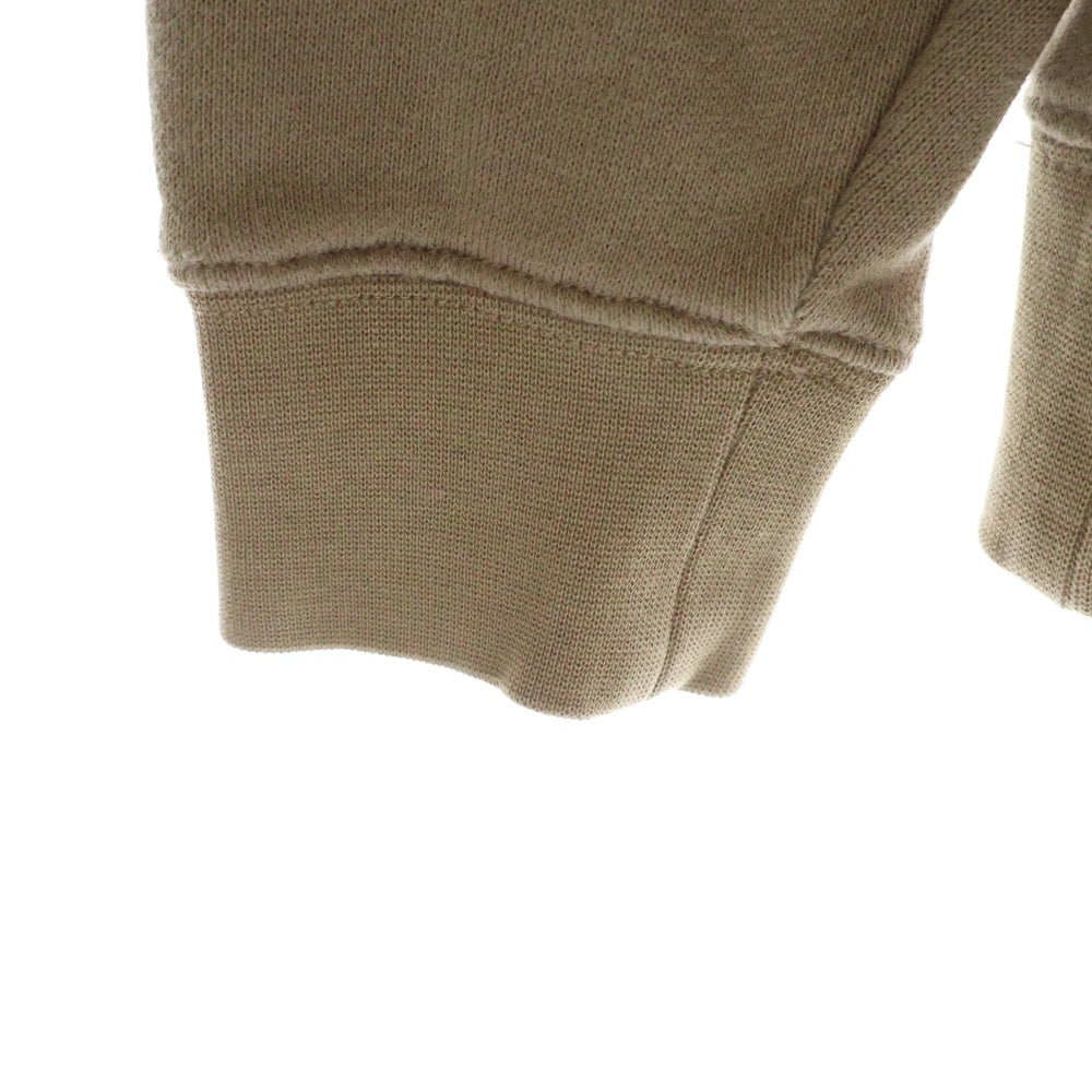 MAISON KITSUNE(メゾンキツネ) 19SS ×ADER ERROR FOX HEAD PATCH Sweatshirt 19KSSTO09WH1 ×アーダーエラー エンブロイダリーロゴ クルーネックスウェットトレーナー ブラウン