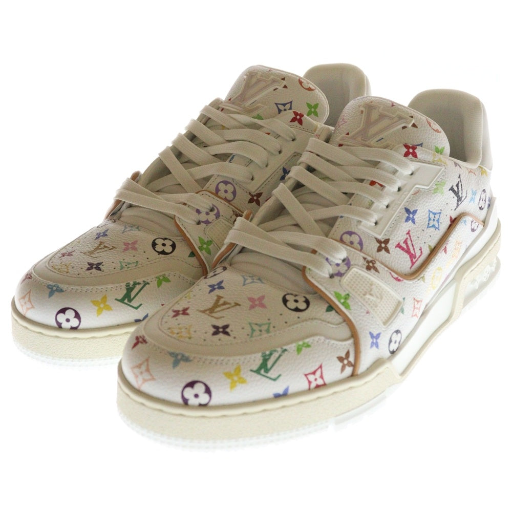 LOUIS VUITTON(ルイヴィトン) ×TM LV Trainer Sneaker 1AHEKF LVトレーナー モノグラム ローカットスニーカー ホワイト/マルチカラー