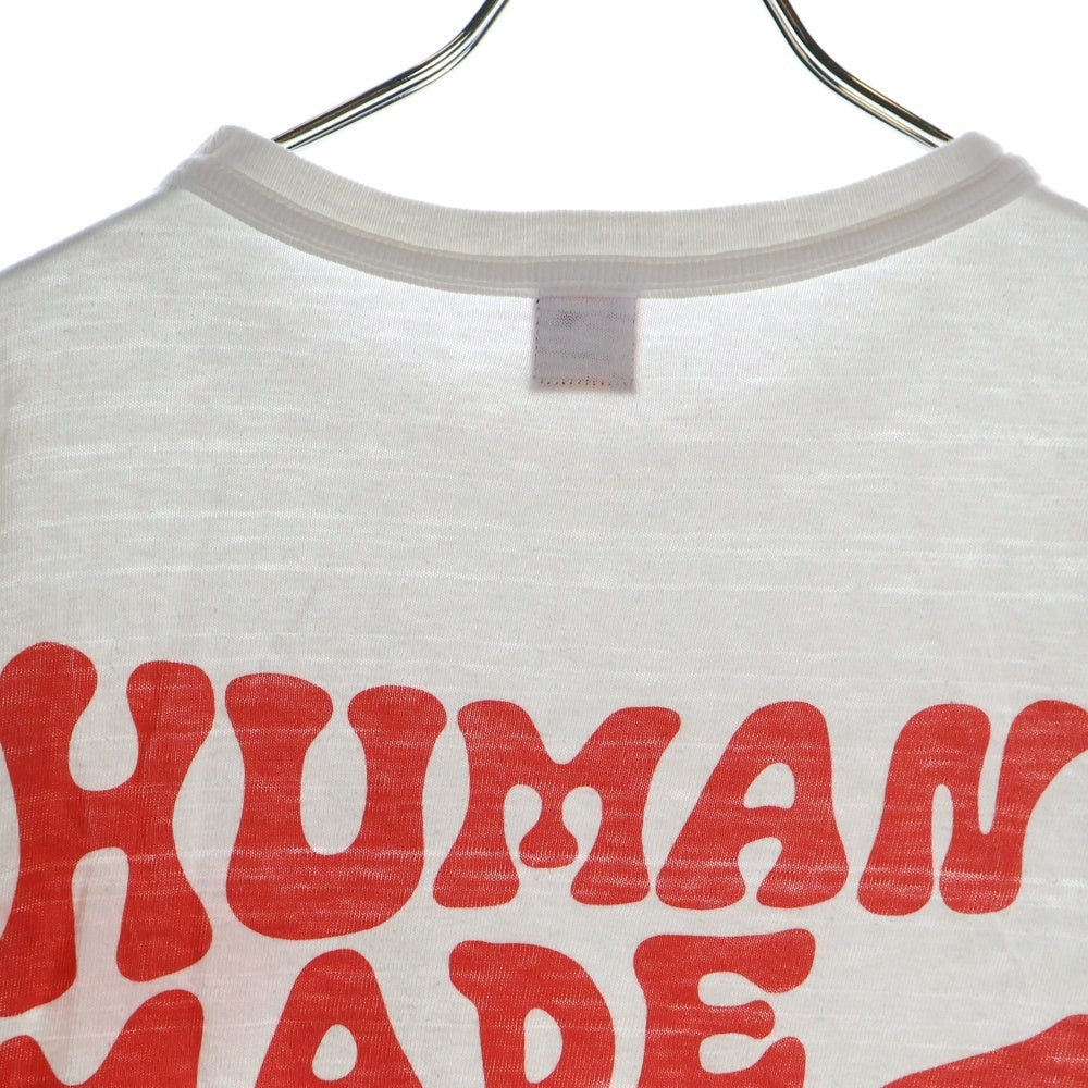 HUMAN MADE(ヒューマンメイド) 24SS GRAPHIC T-SHIRT #13 バックプリント グラフィック クルーネック半袖Tシャツカットソー ホワイト
