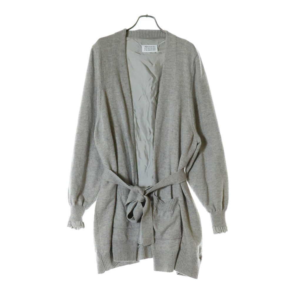 Maison Margiela(メゾンマルジェラ) ベルテッド ガウンカーディガン グレー S51HA0748 レディース