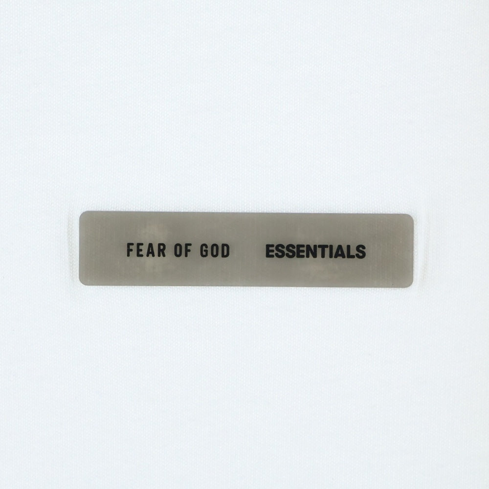 FEAR OF GOD ESSENTIALS(フィアオブゴッド エッセンシャルズ) Vintage Fit フロントラバーロゴ タンクトップ ホワイト