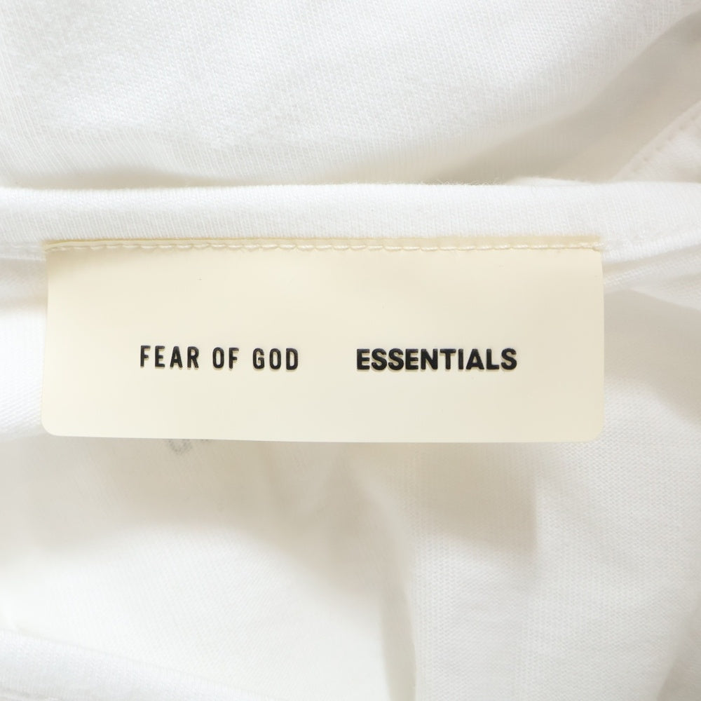 FEAR OF GOD ESSENTIALS(フィアオブゴッド エッセンシャルズ) Vintage Fit フロントラバーロゴ タンクトップ ホワイト