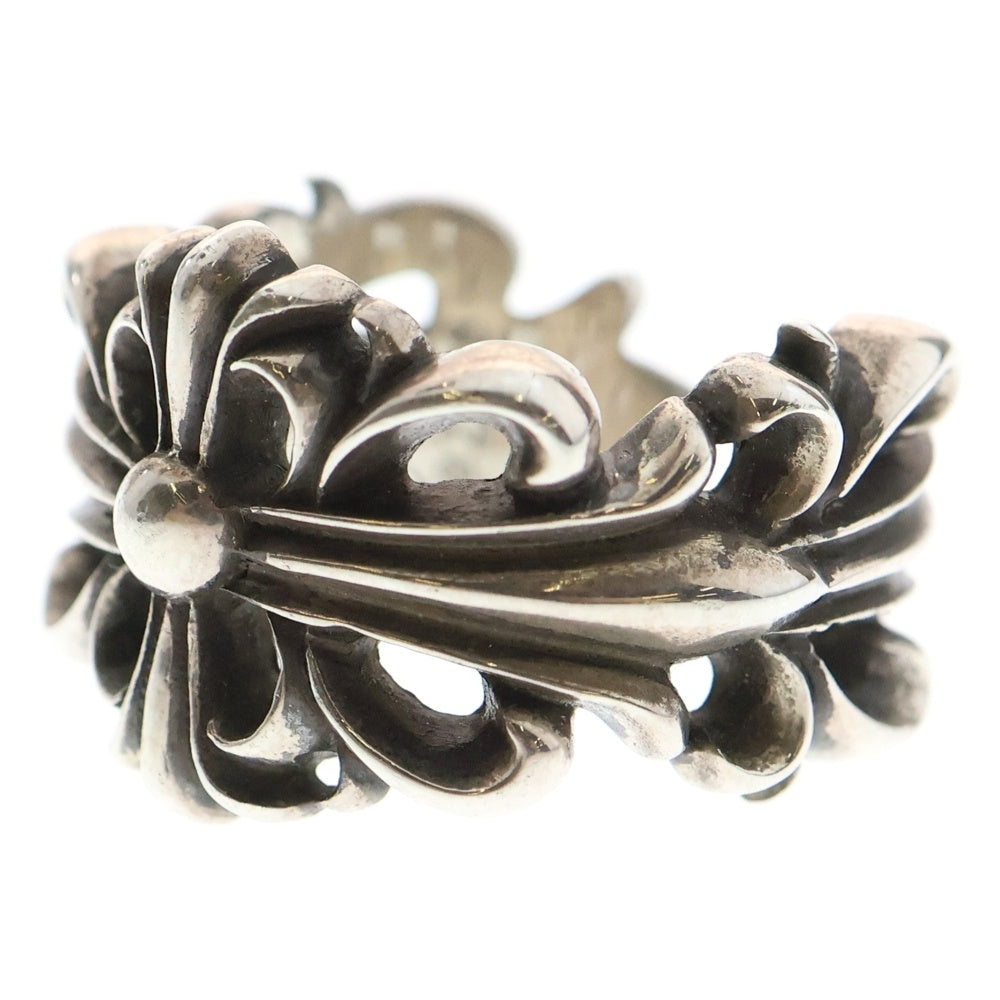 CHROME HEARTS(クロムハーツ) DBL FLRL CRS ダブルフローラルクロス リング シルバー BCA390