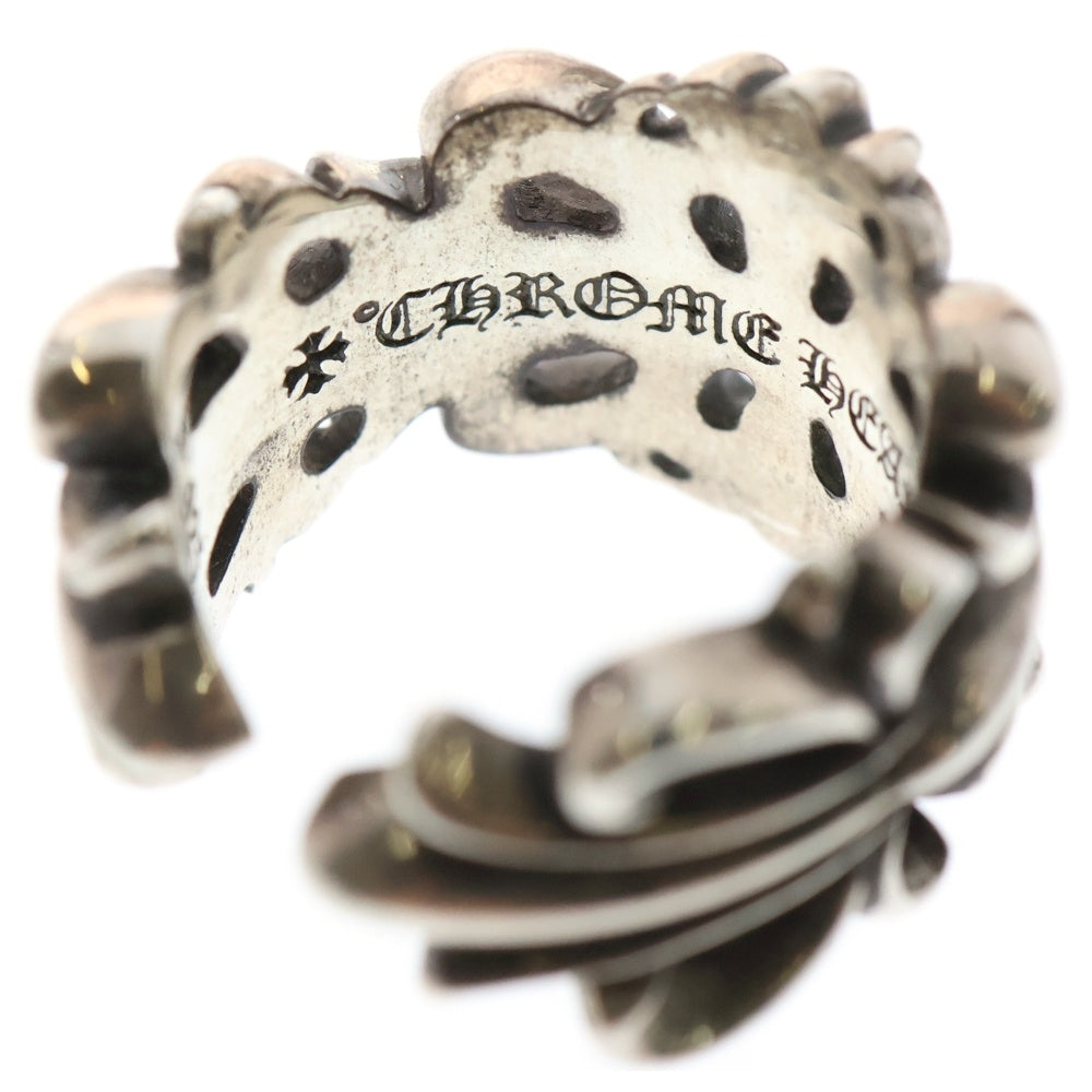 CHROME HEARTS(クロムハーツ) DBL FLRL CRS ダブルフローラルクロス リング シルバー BCA390
