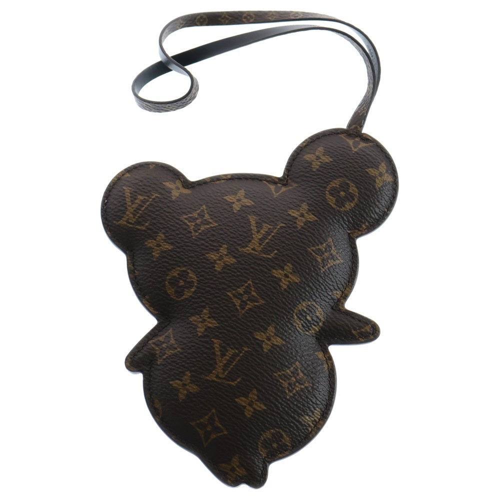 LOUIS VUITTON(ルイヴィトン) LV バッグチャーム スーパーフラット PVCレザー ブラウン/マルチカラー M02440