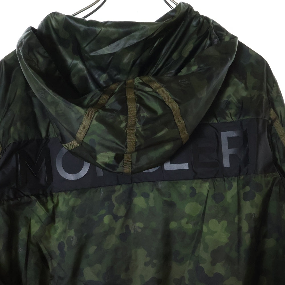 MONCLER(モンクレール) TRIEUX GIUBBOTTO D10914104785 539BB 迷彩柄 ナイロンジャケット フーディ グリーン