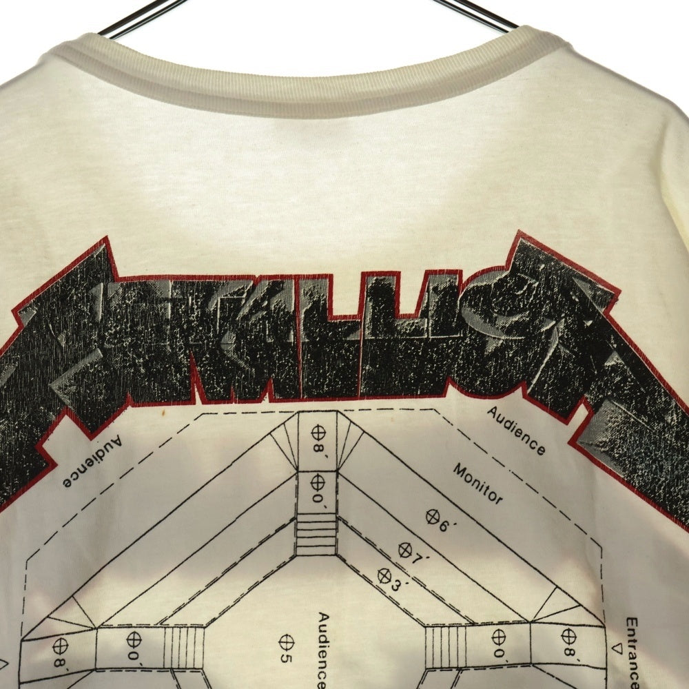 VINTAGE(ヴィンテージ) 90s VINTAGE METALLICA WHEREVER I MAY ROAM メタリカ フロントプリント半袖カットソー 半袖Tシャツ ダブルステッチ ホワイト